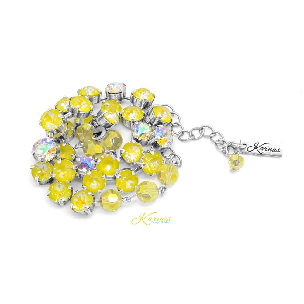 CUZ I'M HAPPY 8MM Necklace Austrian Crystal KDS - Picture 3 of 5